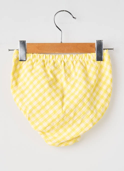 Culotte imprimé carreaux jaune MOULIN ROTY fille
