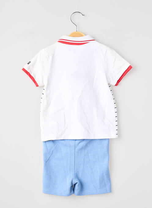 Ensemble short bleu ELLE EST OU LA MER garçon