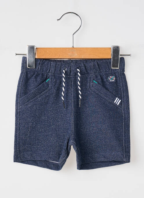 Short bleu ELLE EST OU LA MER garçon