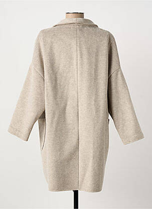 Veste casual coupe droite beige LOKITA femme