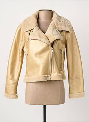 Blouson finition intérieure doublure polaire or MOLLY BRACKEN femme