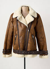 Blouson marron ONLY femme seconde vue