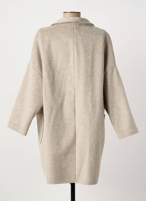Veste casual coupe droite beige LOKITA femme