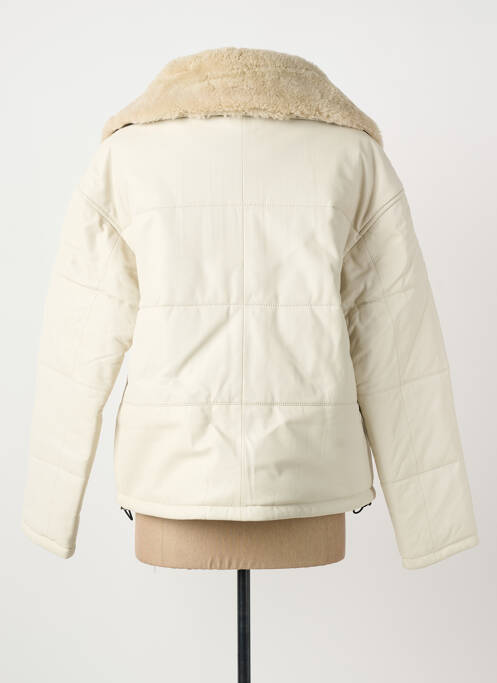 Manteau court manches longues sans capuche beige OAKWOOD femme