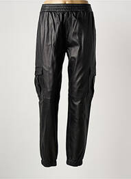 Pantalon cargo taille élastique taille normale noir OAKWOOD femme
