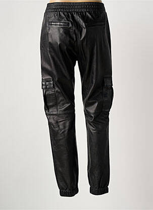 Pantalon cargo poches taille normale noir OAKWOOD femme