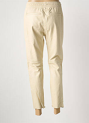 Pantalon 7/8 taille élastique taille normale beige OAKWOOD femme