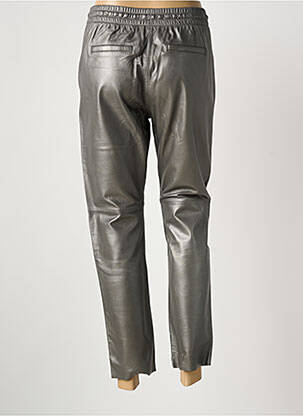 Pantalon 7/8 taille élastique taille normale gris OAKWOOD femme