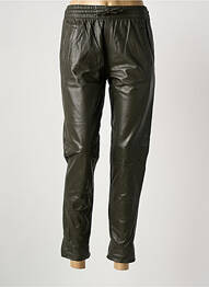 Pantalon 7/8 taille élastique taille normale vert fonce OAKWOOD femme
