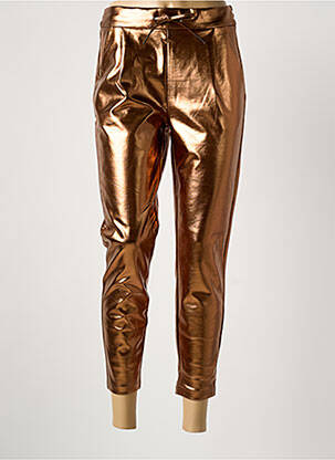 Pantalon 7/8 stretch taille normale orange VERO MODA femme