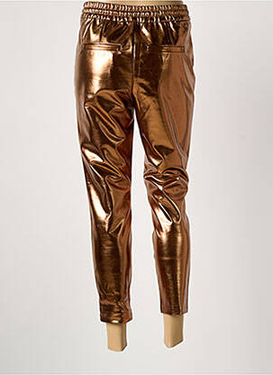 Pantalon 7/8 stretch taille normale orange VERO MODA femme