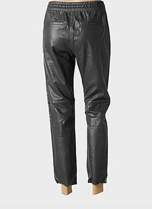 Pantalon 7/8 taille élastique taille normale noir OAKWOOD femme