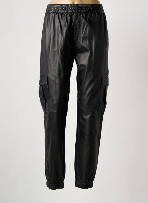 Pantalon cargo taille élastique taille normale noir OAKWOOD femme
