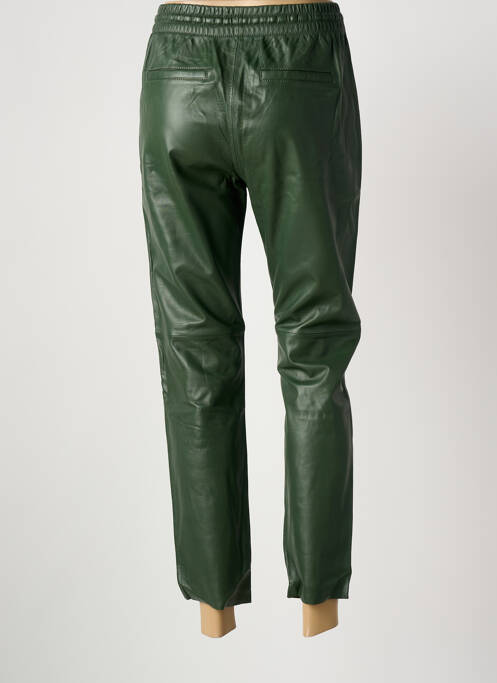 Pantalon 7/8 taille élastique taille normale vert OAKWOOD femme