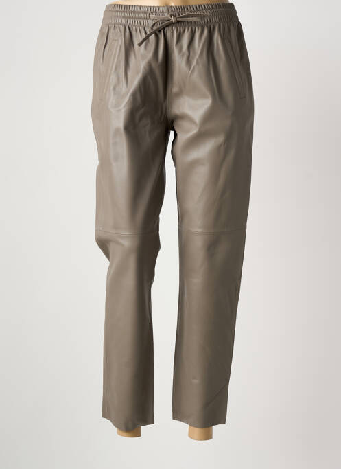 Pantalon 7/8 marron clair OAKWOOD femme