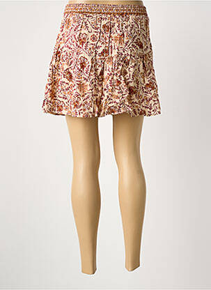 Jupe courte coupe évasée beige GRACE & MILA femme