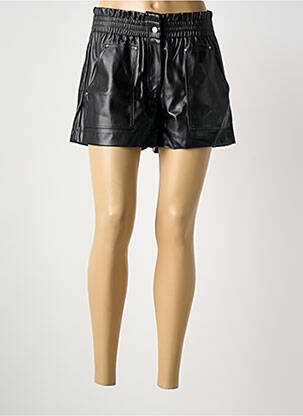 Short coupe droite taille haute noir ONLY femme