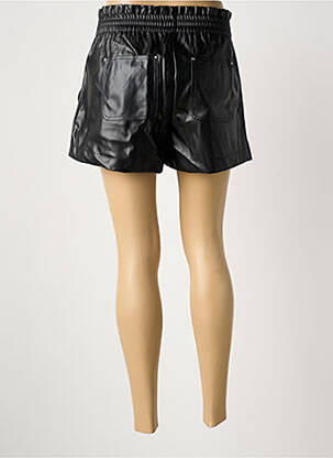 Short coupe droite taille haute noir ONLY femme