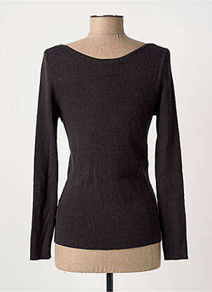 Top coupe cintrée manches longues noir GRACE & MILA femme
