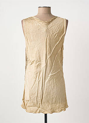 Top coupe fluide sans manche beige LOKITA femme