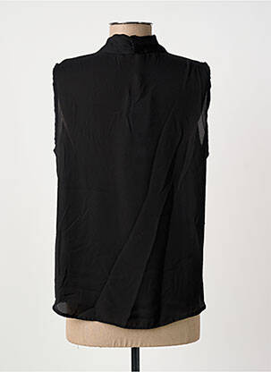Top coupe fluide sans manche noir LOKITA femme