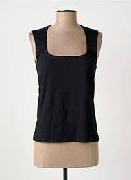 Top col carré fines bretelles noir IMPERIAL femme