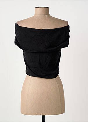 Top coupe cintrée sans manche noir ONLY femme