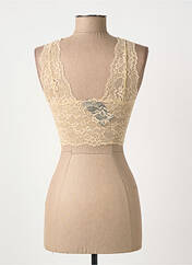 Top/Caraco beige PIECES femme seconde vue