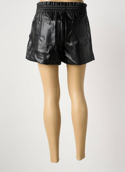 Short coupe droite taille haute noir ONLY femme