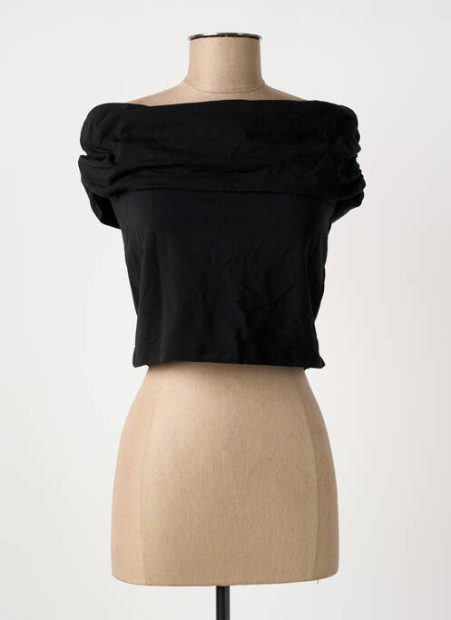 Top coupe cintrée sans manche noir ONLY femme