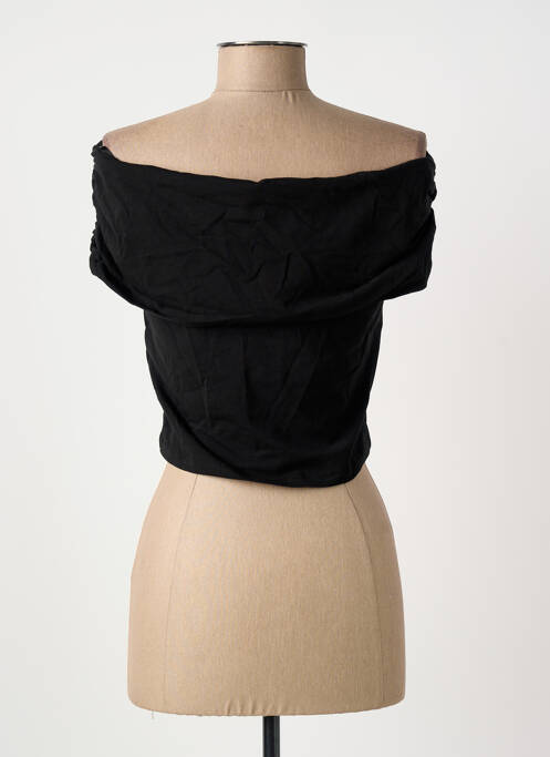 Top coupe cintrée sans manche noir ONLY femme