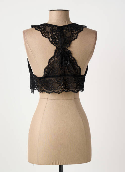 Top/caraco noir PIECES femme