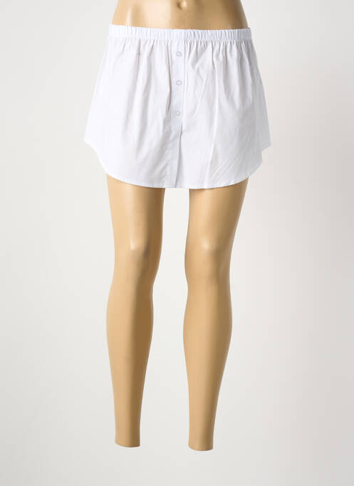 Jupe courte blanc THE CORNER femme