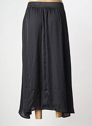 Jupe longue coupe fluide noir PLEASE femme