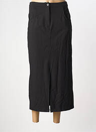 Jupe longue coupe droite noir LOKITA femme