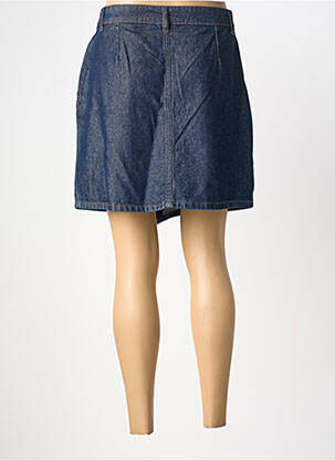 Jupe courte poches bleu PIECES femme