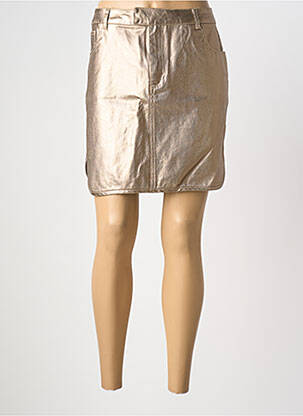 Jupe courte poches or PIECES femme
