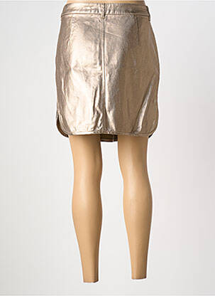Jupe courte poches or PIECES femme