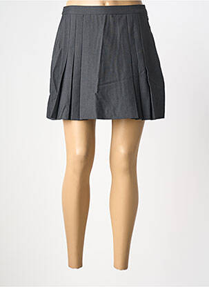 Jupe courte coupe évasée gris ONLY femme