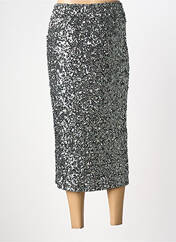 Jupe mi-longue gris ANGE femme seconde vue