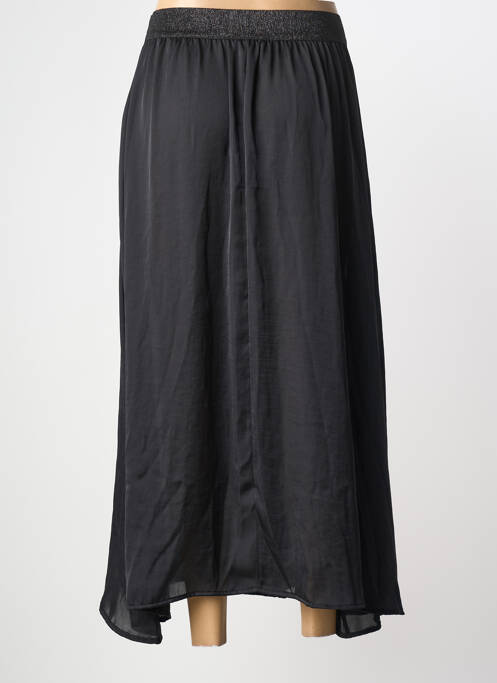 Jupe longue coupe fluide noir PLEASE femme