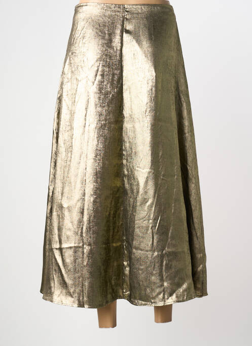 Jupe longue coupe évasée or ONLY femme
