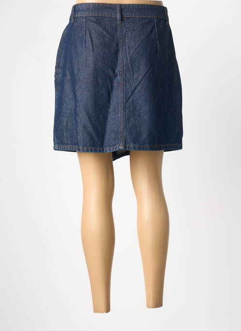Jupe courte poches bleu PIECES femme