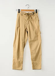 Pantalon cargo taille élastique beige PLEASE femme