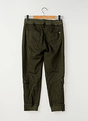 Pantalon cargo taille élastique vert FREEMAN T.PORTER femme