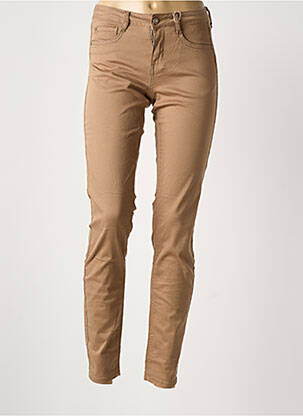 Pantalon slim poches beige CREAM femme