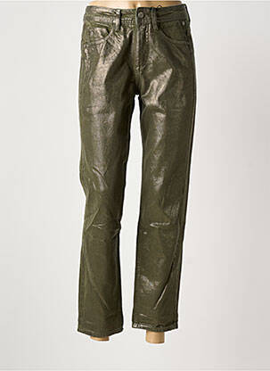Pantalon slim poches vert FREEMAN T.PORTER femme