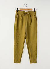Pantalon chino vert ICHI femme seconde vue