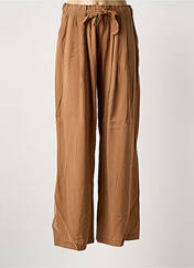 Pantalon droit beige LOKITA femme seconde vue