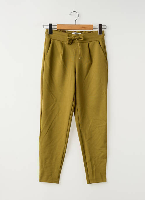 Pantalon chino poches vert ICHI femme